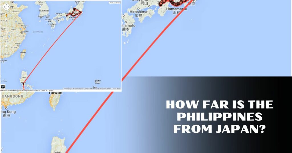 How far is the Philippines from japan?
