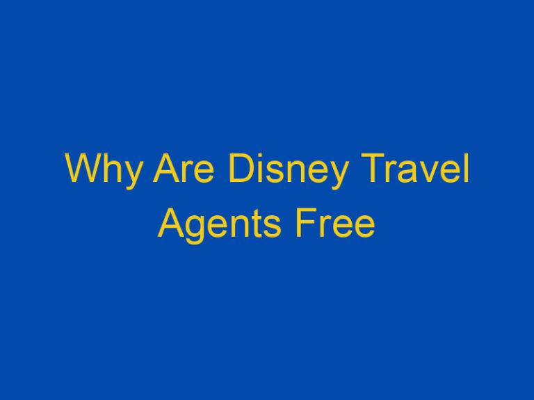 are disney travel agents free