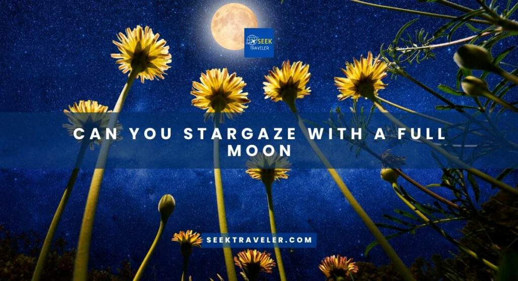 Can You Stargaze With A Full Moon