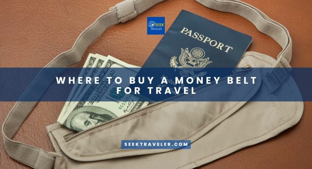 Where To Buy A Money Belt For Travel